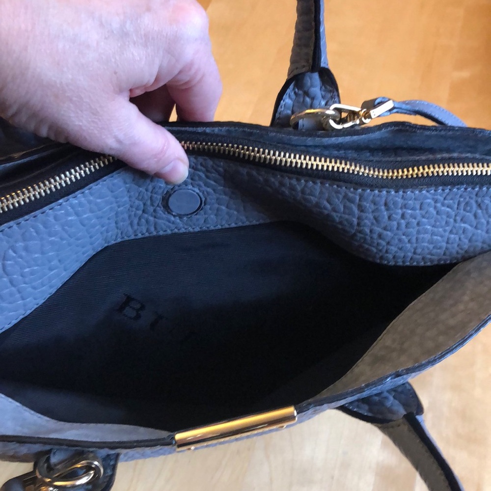 Burberry medium grey dewsbury tote with strap - Picture 4 of 7